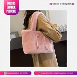 BOLSO MATERIAL DE PELUCHE