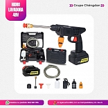 HIDROLAVADORA PORTATIL RECARGABLE DE 48 VOLTIOS 