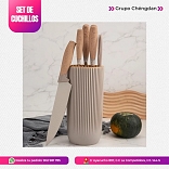 SET DE CUCHILLOS DE 6 PCS