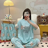 PIJAMA 3 PIEZAS (PANTALÓN+SHORT+POLO)