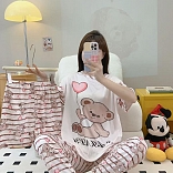 PIJAMA 3 PIEZAS (PANTALÓN+SHORT+POLO)