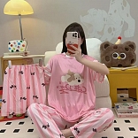 PIJAMA 3 PIEZAS (PANTALÓN+SHORT+POLO)