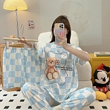 PIJAMA 3 PIEZAS (PANTALÓN+SHORT+POLO)