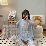 PIJAMA 3 PIEZAS (PANTALÓN+SHORT+POLO)