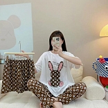 PIJAMA 3 PIEZAS  (PANTALÓN+SHORT+POLO)