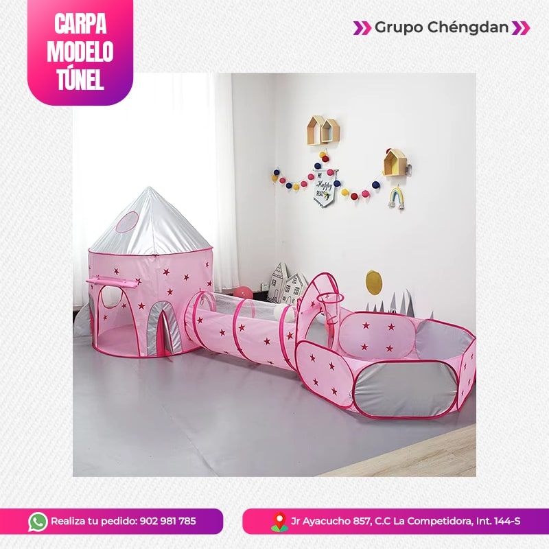 CARPA MODELO CASTILLO CON TÚNEL