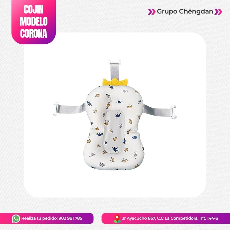 COJÍN MODELO »CORONA« PARA BEBÉS