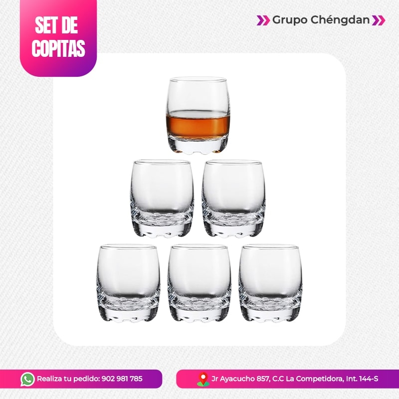 IMPORT JLM S.A.C. - SET DE COPITAS »VASO CASTILLA«