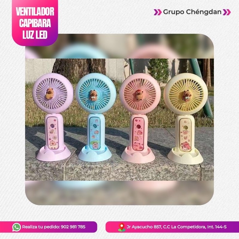 IMPORT JLM S.A.C. - VENTILADOR MODELO CAPIBARA