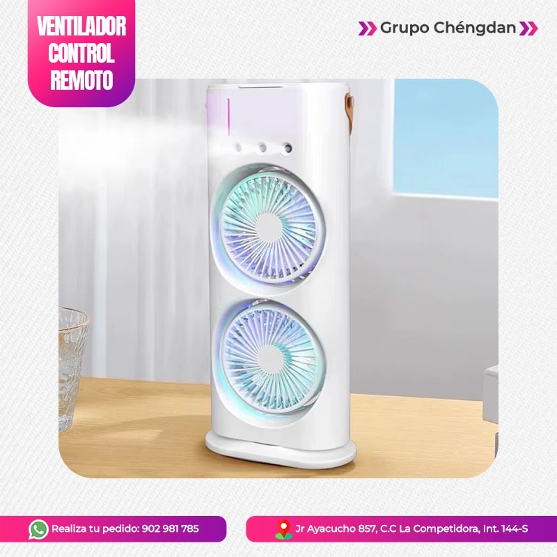 IMPORT JLM S.A.C. - VENTILADOR PURIFICADOR CON CONTROL