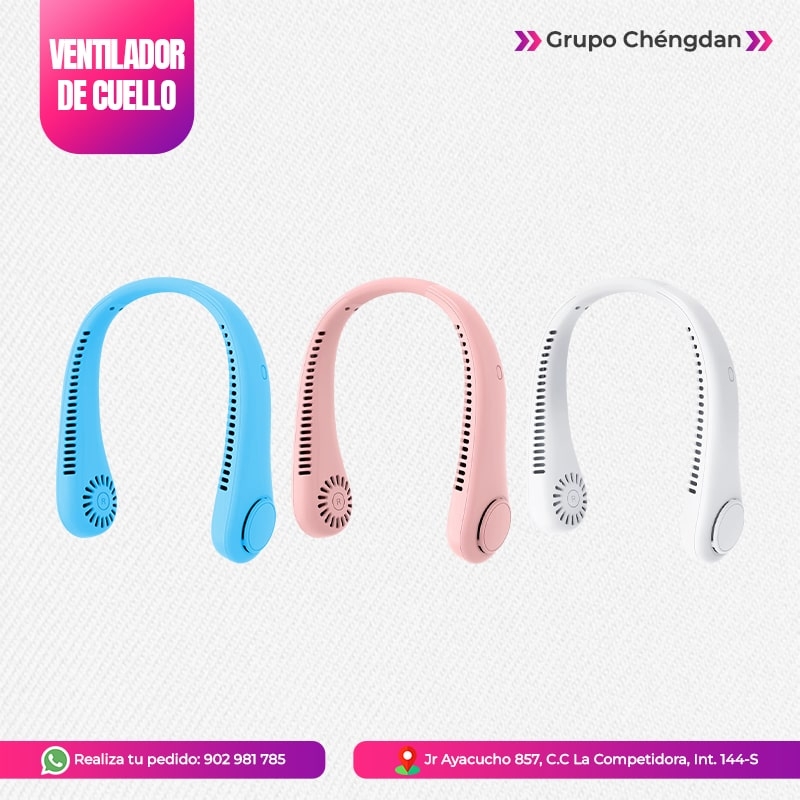 IMPORT JLM S.A.C. - VENTILADOR PORTÁTIL PARA EL CUELLO