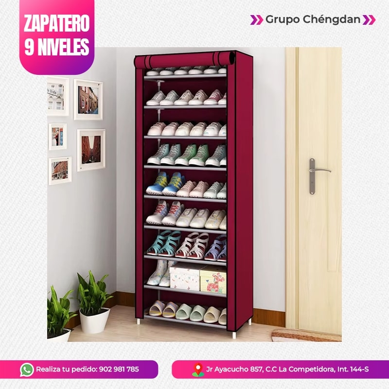 ZAPATERO ARMABLE DE 9 PISOS