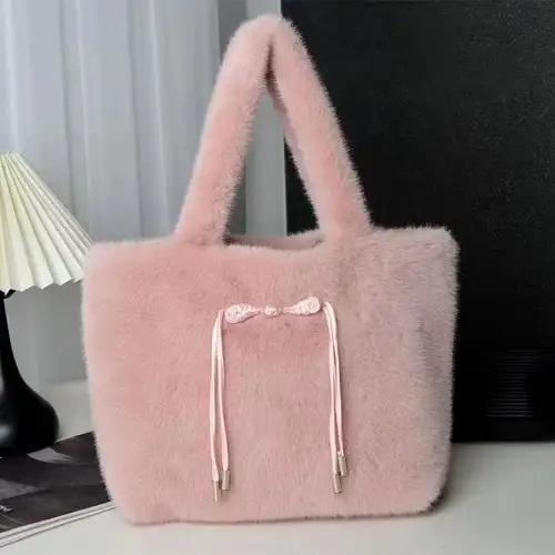 BOLSO MATERIAL DE PELUCHE