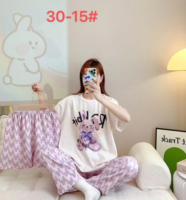 PIJAMA 3 PIEZAS (PANTALÓN+SHORT+POLO)