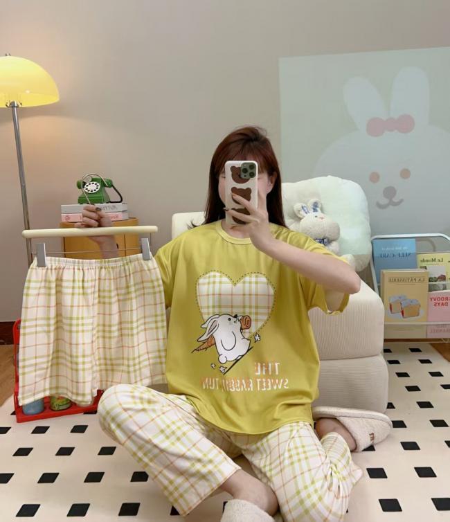 PIJAMA 3 PIEZAS (PANTALÓN+SHORT+POLO)