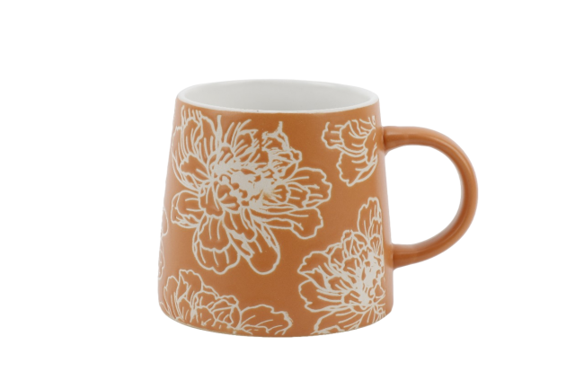 TAZAS MODELO FLOREADAS