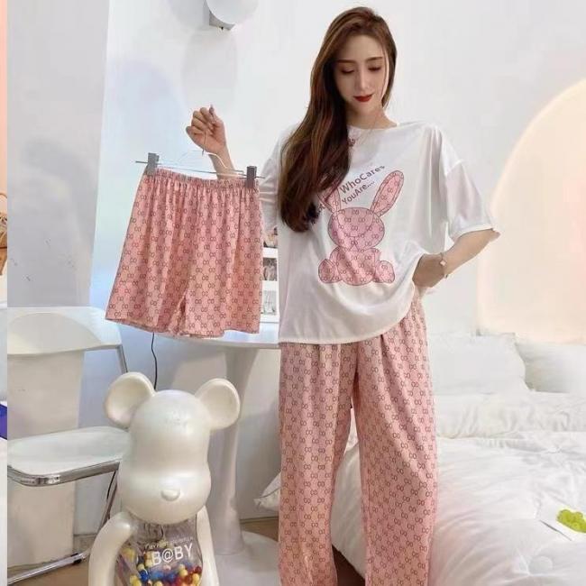 PIJAMA 3 PIEZAS  (PANTALÓN+SHORT+POLO)